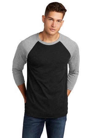 Next Level Apparel Adult Tri-Blend 3/4-Sleeve Raglan Tee. NL6051 - Image 3