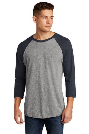 Next Level Apparel Adult Tri-Blend 3/4-Sleeve Raglan Tee. NL6051 - Image 6