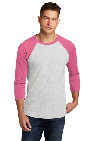 Next Level Apparel Adult Tri-Blend 3/4-Sleeve Raglan Tee. NL6051 - Image 7
