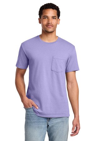 Port & Co Beach Wash Garment-Dyed Pocket Tee. PC099P