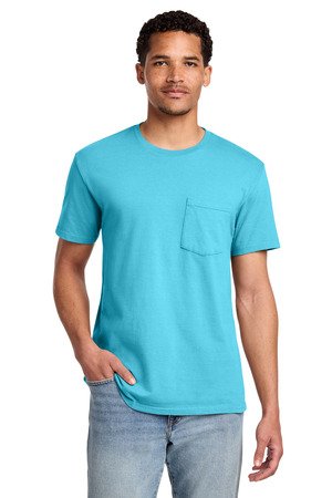 Port & Co Beach Wash Garment-Dyed Pocket Tee. PC099P - Image 9