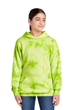 Port & Co Youth Crystal Tie-Dye Pullover Hoodie PC144Y