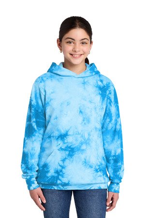 Port & Co Youth Crystal Tie-Dye Pullover Hoodie PC144Y - Image 3