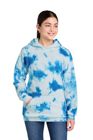 Port & Co Youth Crystal Tie-Dye Pullover Hoodie PC144Y - Image 5