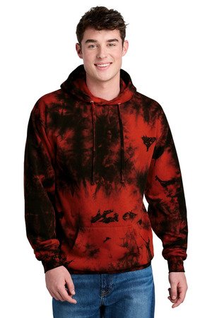 Port & Co Crystal Tie-Dye Pullover Hoodie PC144 - Image 2