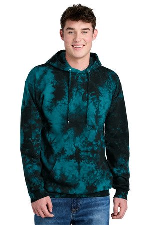 Port & Co Crystal Tie-Dye Pullover Hoodie PC144 - Image 3
