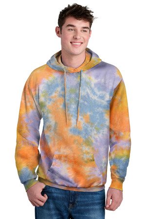 Port & Co Crystal Tie-Dye Pullover Hoodie PC144 - Image 7