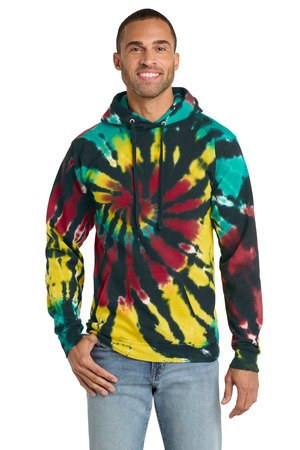Port & Co Tie-Dye Pullover Hooded Sweatshirt. PC146 - Image 10