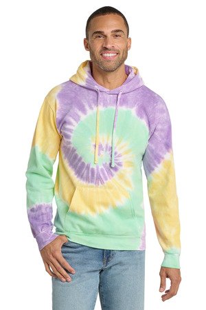 Port & Co Tie-Dye Pullover Hooded Sweatshirt. PC146 - Image 11
