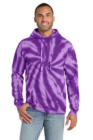 Port & Co Tie-Dye Pullover Hooded Sweatshirt. PC146 - Image 4