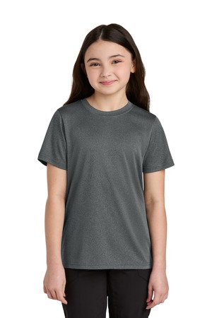 Port & Co Youth Heather Performance Tee PC390Y