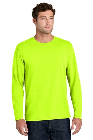 Port & Co Easy Cotton Long Sleeve Tee PC43LS - Image 2