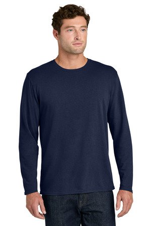 Port & Co Easy Cotton Long Sleeve Tee PC43LS - Image 4