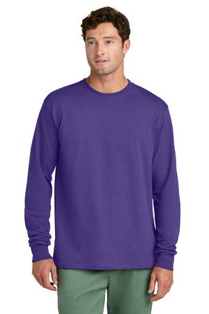 Port & Co Long Sleeve Core Cotton Tee. PC54LS - Image 17