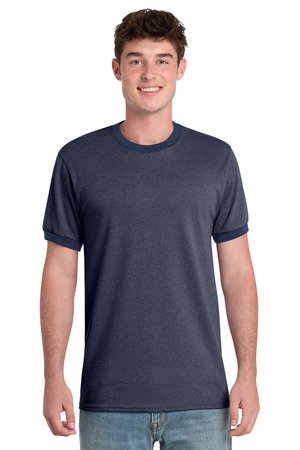 Port & Co Core Cotton Ringer Tee. PC54R - Image 3