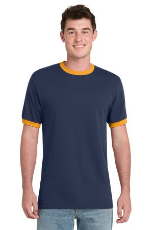 Port & Co Core Cotton Ringer Tee. PC54R - Image 6