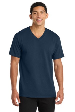 Port & Co Core Cotton V-Neck Tee. PC54V - Image 5