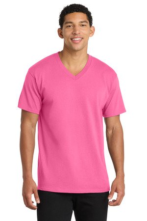 Port & Co Core Cotton V-Neck Tee. PC54V - Image 8