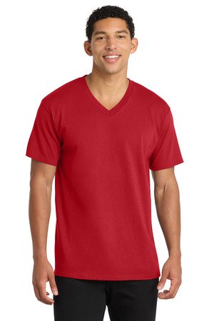 Port & Co Core Cotton V-Neck Tee. PC54V - Image 11
