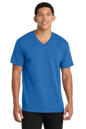 Port & Co Core Cotton V-Neck Tee. PC54V - Image 12