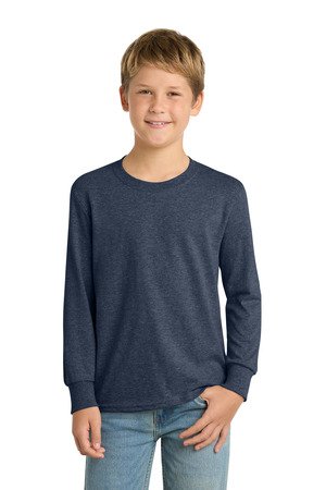 Port & Co Youth Long Sleeve Core Cotton Tee. PC54YLS - Image 18