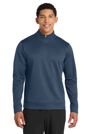 Port & Co Performance Fleece 1/4-Zip Pullover Sweatshirt. PC590Q - Image 2