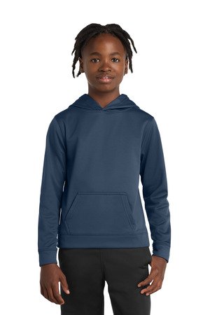 Port & Co Youth Performance Fleece Pullover Hooded Sweatshirt. PC590YH - Image 2