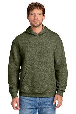 Port & Co Easy Fleece Pullover Hooded Sweatshirt PC68H - Image 3