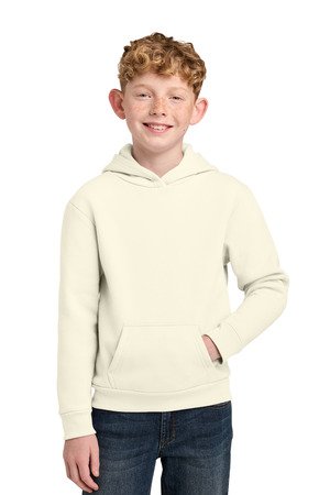 Port & Co Youth Easy Fleece Pullover Hooded Sweatshirt PC68YH - Image 2