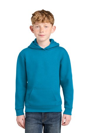 Port & Co Youth Easy Fleece Pullover Hooded Sweatshirt PC68YH - Image 8