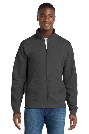 Port & Co Core Fleece Cadet Full-Zip Sweatshirt PC78FZ - Image 3