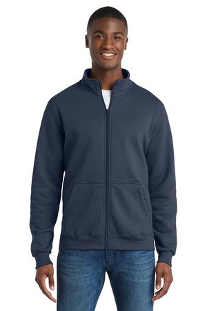 Port & Co Core Fleece Cadet Full-Zip Sweatshirt PC78FZ - Image 6