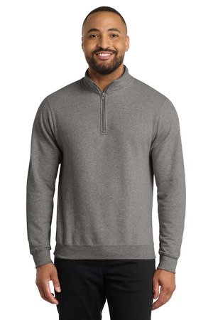 Port & Co Core Fleece 1/4-Zip Pullover Sweatshirt PC78Q - Image 4