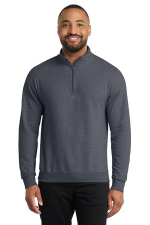 Port & Co Core Fleece 1/4-Zip Pullover Sweatshirt PC78Q - Image 5