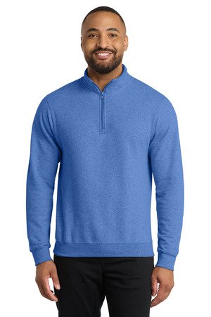 Port & Co Core Fleece 1/4-Zip Pullover Sweatshirt PC78Q - Image 6