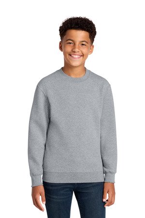 Port & Co Youth Core Fleece Crewneck Sweatshirt PC78Y - Image 2
