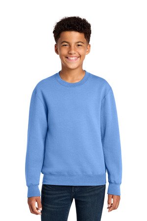 Port & Co Youth Core Fleece Crewneck Sweatshirt PC78Y - Image 3