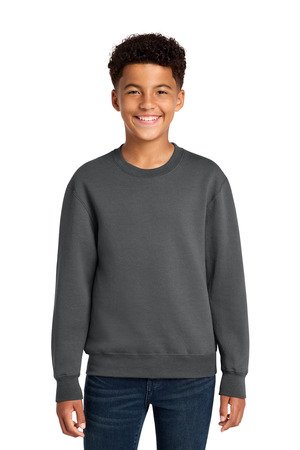 Port & Co Youth Core Fleece Crewneck Sweatshirt PC78Y - Image 4