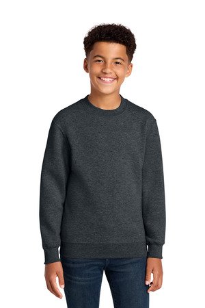 Port & Co Youth Core Fleece Crewneck Sweatshirt PC78Y - Image 6