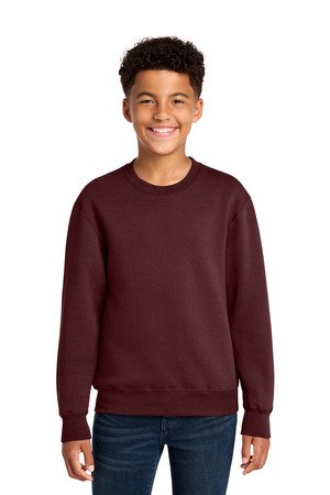 Port & Co Youth Core Fleece Crewneck Sweatshirt PC78Y - Image 9