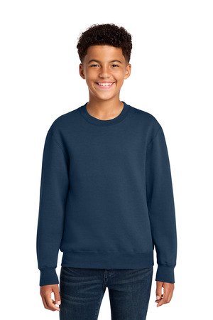 Port & Co Youth Core Fleece Crewneck Sweatshirt PC78Y - Image 10