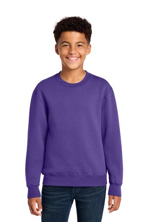 Port & Co Youth Core Fleece Crewneck Sweatshirt PC78Y - Image 11