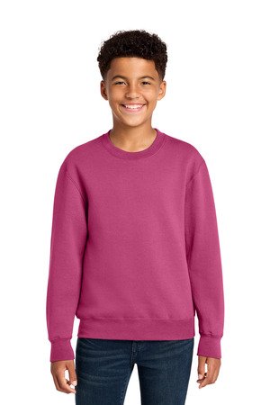 Port & Co Youth Core Fleece Crewneck Sweatshirt PC78Y - Image 14