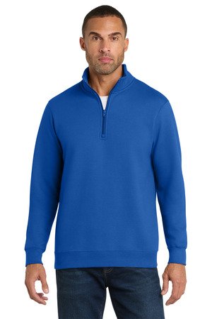 Port & Co Fan Favorite Fleece 1/4-Zip Pullover Sweatshirt. PC850Q - Image 6