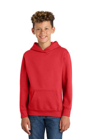 Port & Co Youth Fan Favorite Fleece Pullover Hooded Sweatshirt. PC850YH - Image 3