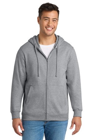 Port & Co Fan Favorite Fleece Full-Zip Hooded Sweatshirt. PC850ZH - Image 2