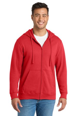 Port & Co Fan Favorite Fleece Full-Zip Hooded Sweatshirt. PC850ZH - Image 3