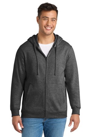 Port & Co Fan Favorite Fleece Full-Zip Hooded Sweatshirt. PC850ZH - Image 12