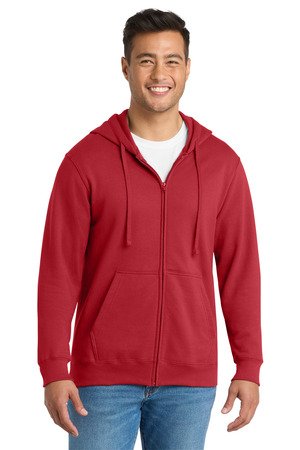 Port & Co Fan Favorite Fleece Full-Zip Hooded Sweatshirt. PC850ZH - Image 8