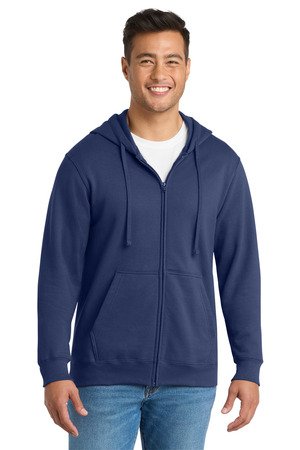 Port & Co Fan Favorite Fleece Full-Zip Hooded Sweatshirt. PC850ZH - Image 9